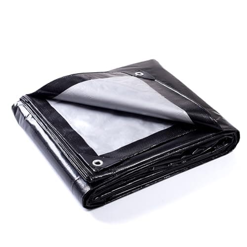 8Mil Black/Silver Tarp