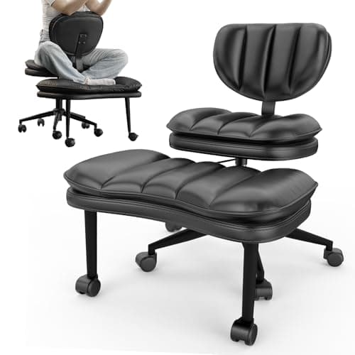 HOMRELEXA Cross-Legged Chair