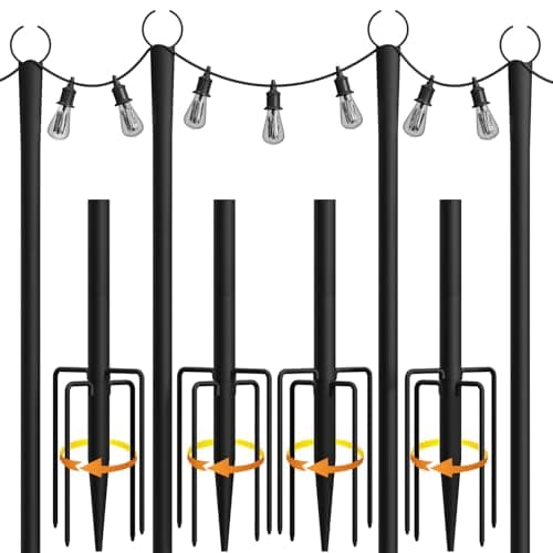 The Best String Light Poles