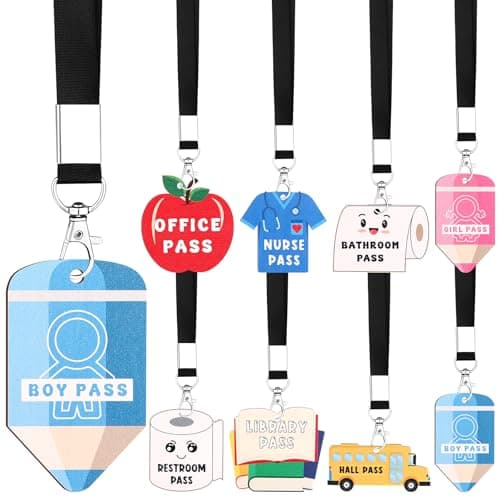 Premium Wood Hall Passes