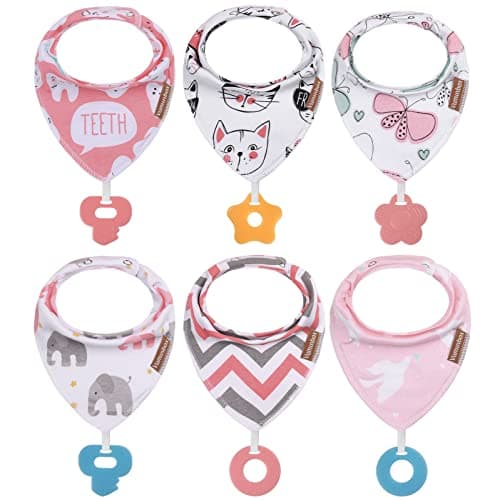 Organic Teether Bib Set