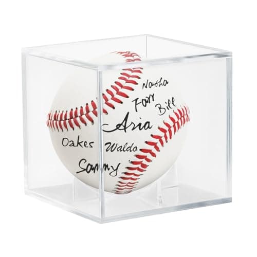 UV Baseball Display Cube
