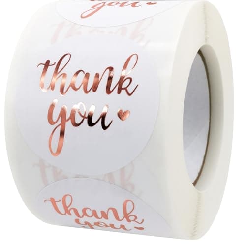 Rose Gold Thank-You Roll