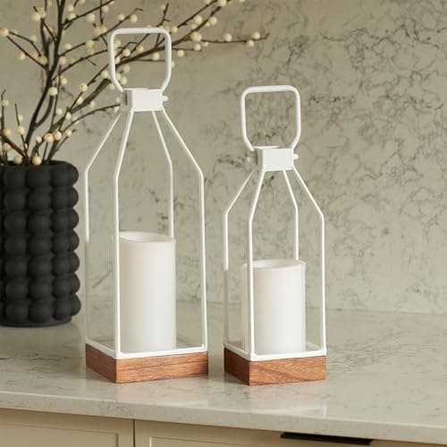 Farmhouse Lantern Duo