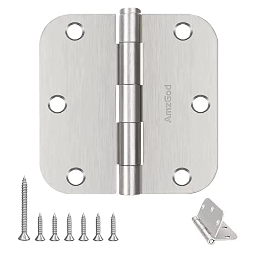 Satin Nickel 3.5-Inch Hinges