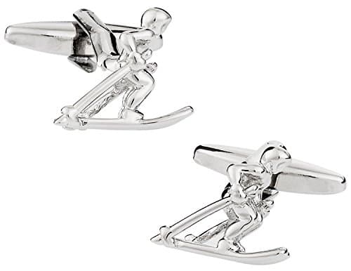 Skier Cufflinks Set