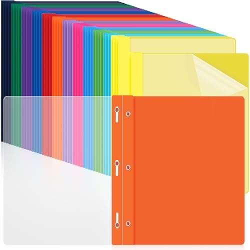 48-Pack 3-Prong Fastener Folders