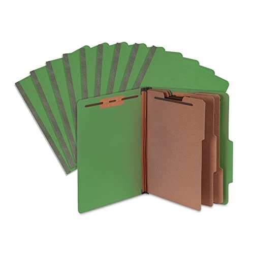 Green 3-Divider Folder