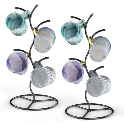 2-Pack Metal Mug Tree
