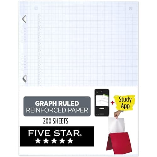Five Star Graph Ruled