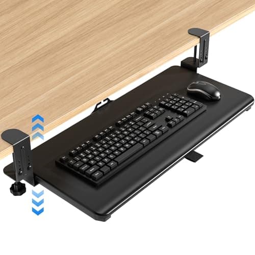 Adjustable Under-Desk Tray