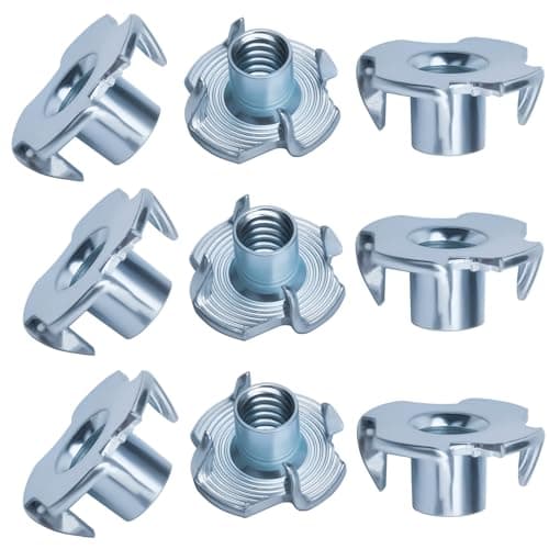 100-Pack Zinc T-Nuts