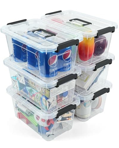 Clear Stackable Bins