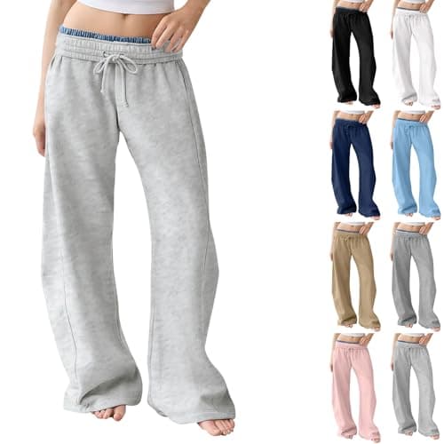 Versatile Wide-Leg Sweatpants