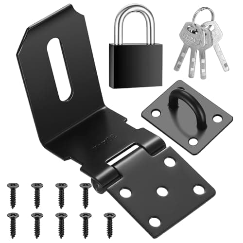 4-Inch Hasp Lock Set