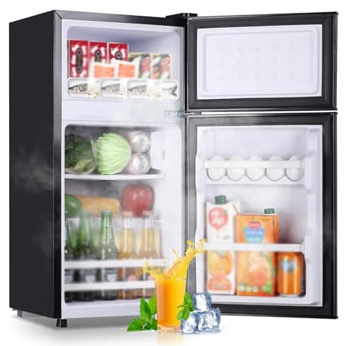 Double-Door Mini Fridge