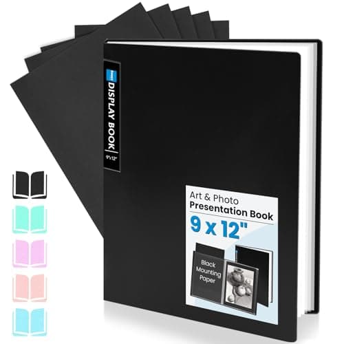 30-Pocket Black Portfolio