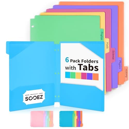 Thick Plastic Pocket Folders