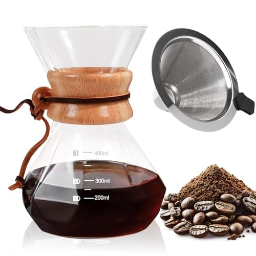 Elegant Glass Coffee Set