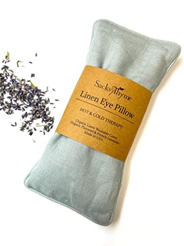Sacksy Thyme Linen Eye Pillow