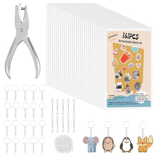 DIY Shrink Keychain Kit