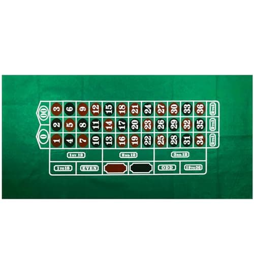 Tabletop Roulette Felt