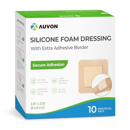 AUVON 3x3 Foam Dressing