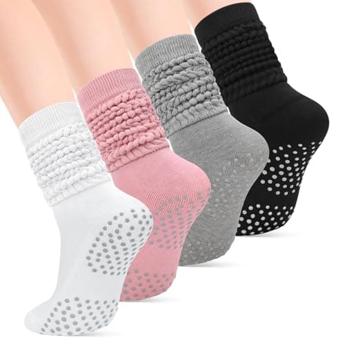 Grippy Slouch Yoga Socks