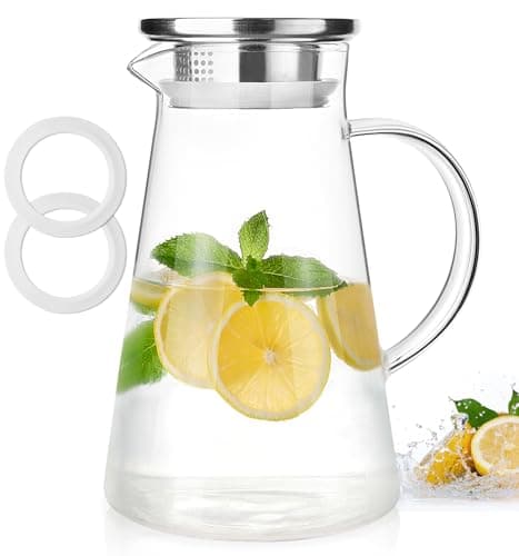 Stylish Borosilicate Glass Jug
