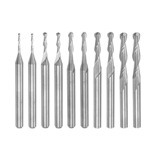 uxcell 10pc Ball Nose