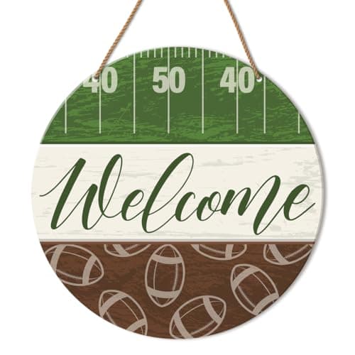 Fall Football Welcome Sign