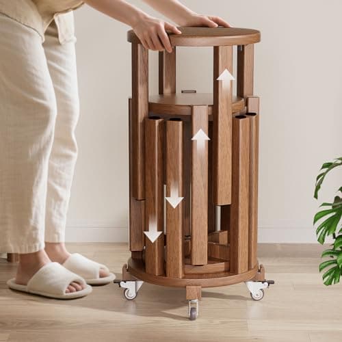 Versatile Wood Stack Stools