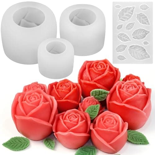 3D Rose Molds
