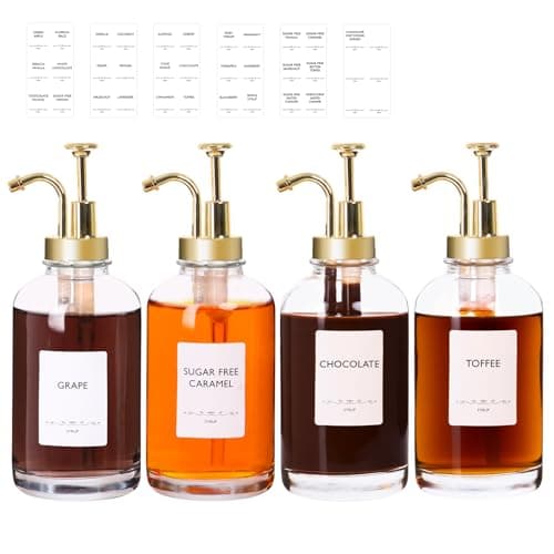 STARSIDE Glass Syrup Dispensers