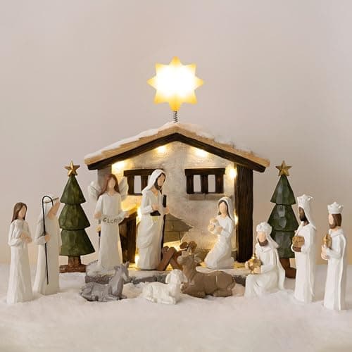 Gleemoria Light-Up Nativity