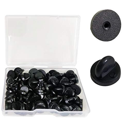 PVC Rubber Pin Backs