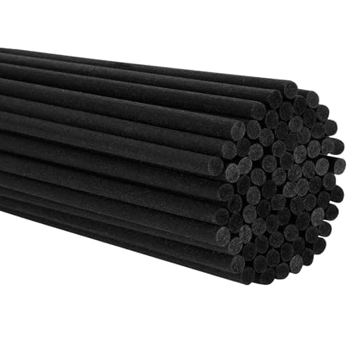 10in Black Fiber Sticks