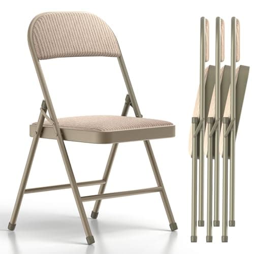 Nazhura Folding Chairs 4 Pack