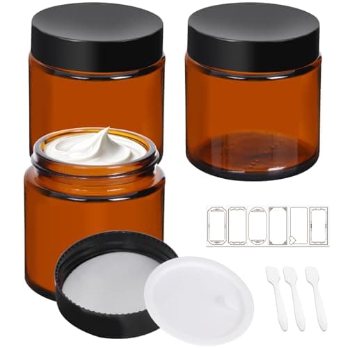 4 oz Amber Jar Set