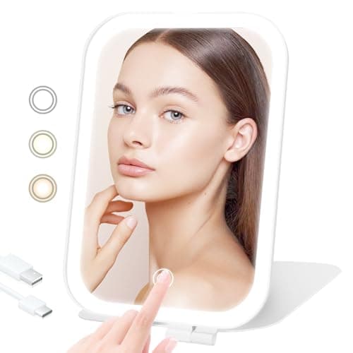 Rechargeable 3-Tone Travel Mirror