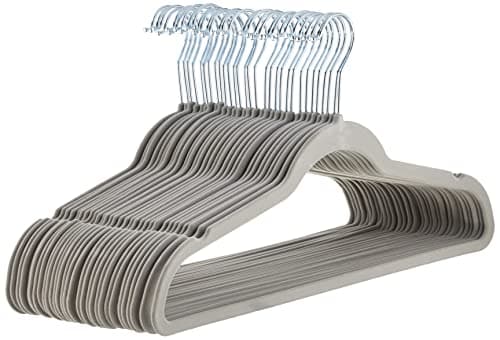 Amazon Basics Velvet Hangers