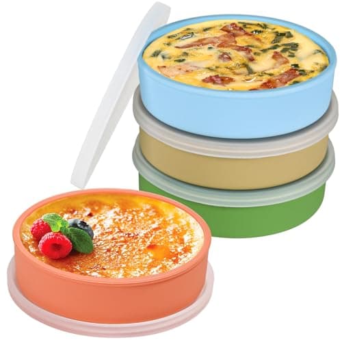 Silicone Ramekins with Lids