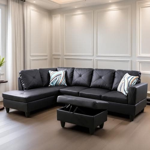 FONTOI Leather Sectional Couch