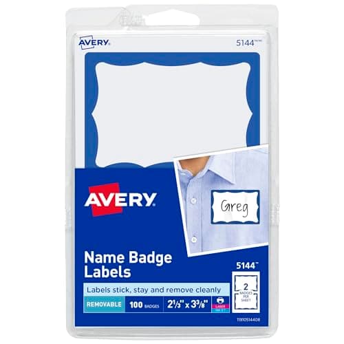 Avery Printable Name Tags