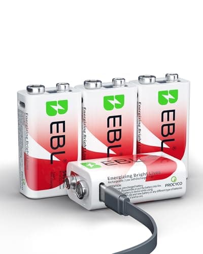 Rechargeable 9V Lithium
