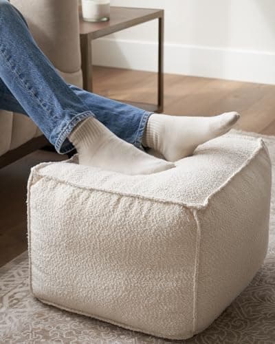 Boucle Pouf Footrest