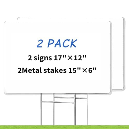 Blank Corrugated Signs