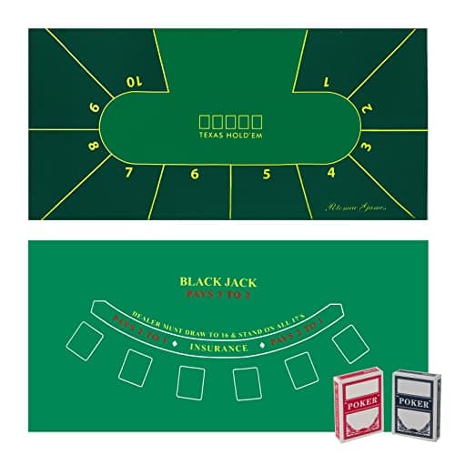 Double-Sided Poker Mat