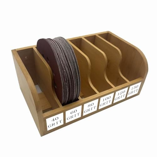 Bamboo Sandpaper Rack