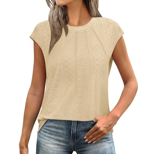 Embroidered Eyelet Top